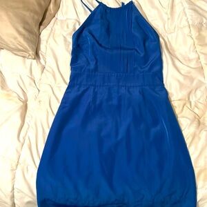 Banana‎ Republic Blue Halter Dress nwt